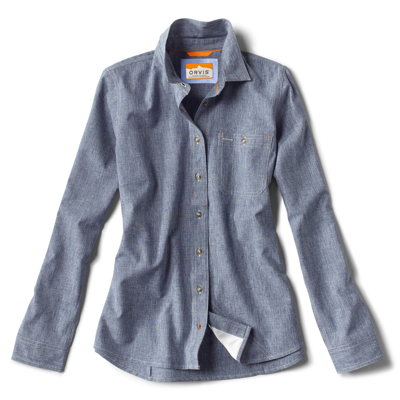 Orvis Women's Tech Chambray Long Sleeve Work Shirt