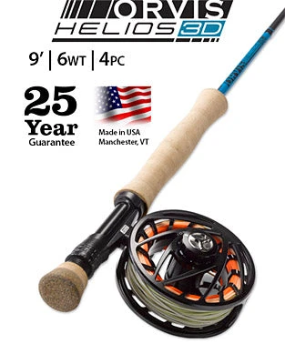 ORVIS HELIOS 3D BLUE 9FT 6WT - 4PC - Image 2