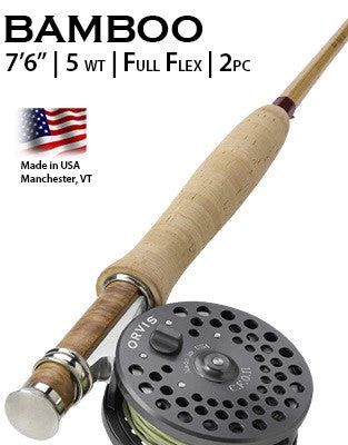 ORVIS BAMBOO ADIRONDACK 7ft 6in 5wt - 2pc FULL FLEX - Image 2