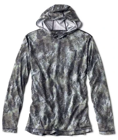Orvis Dri-Release Hoodie - Blue Wash Print - 2X-Large
