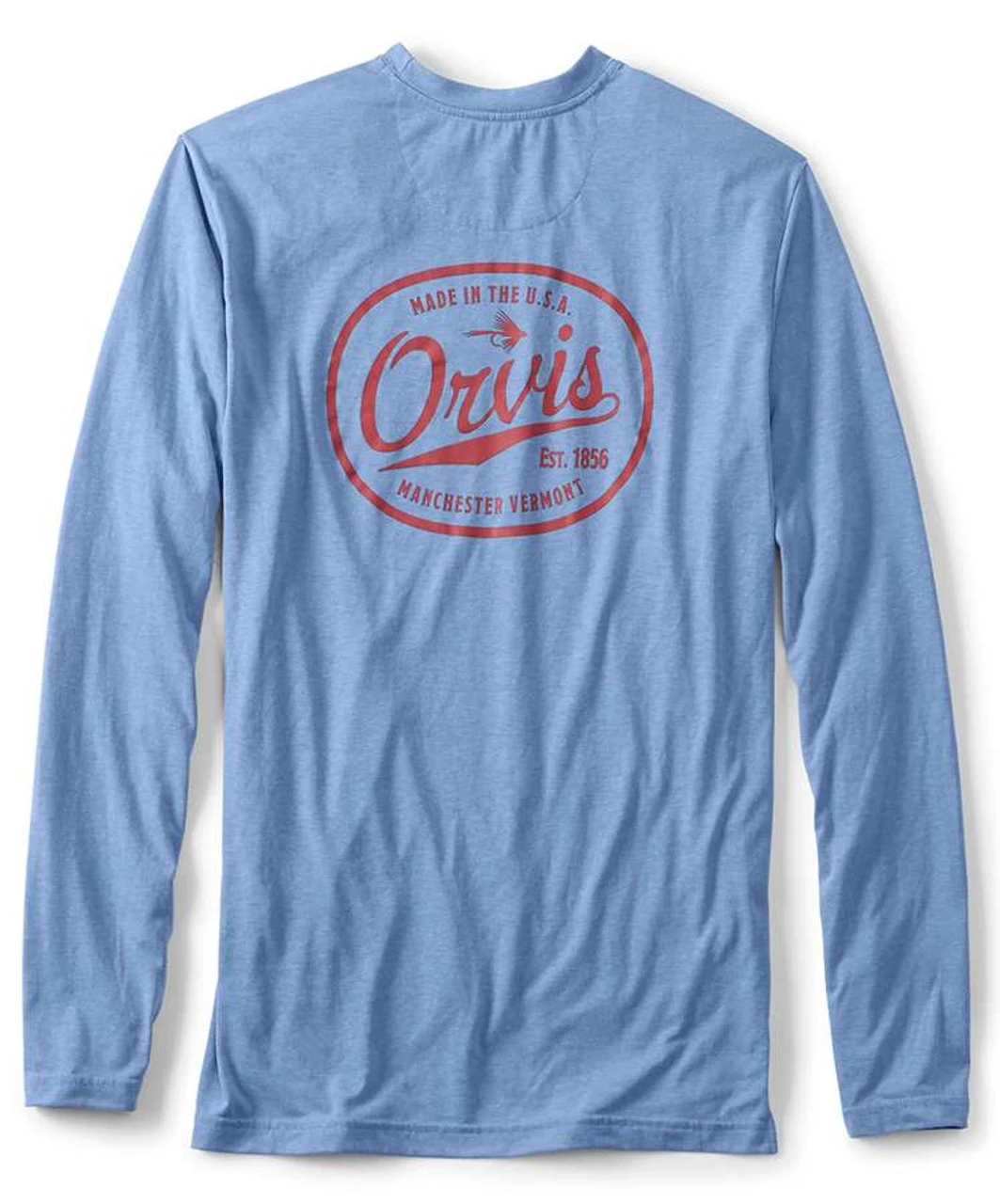 Orvis Dri-Release Long Sleeve Logo Shirt - Bluestone - Medium