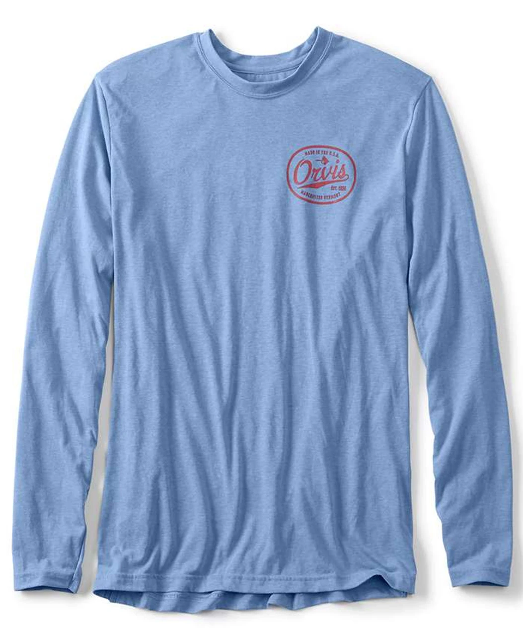 Orvis Dri-Release Long Sleeve Logo Shirt - Bluestone - Medium - Image 2