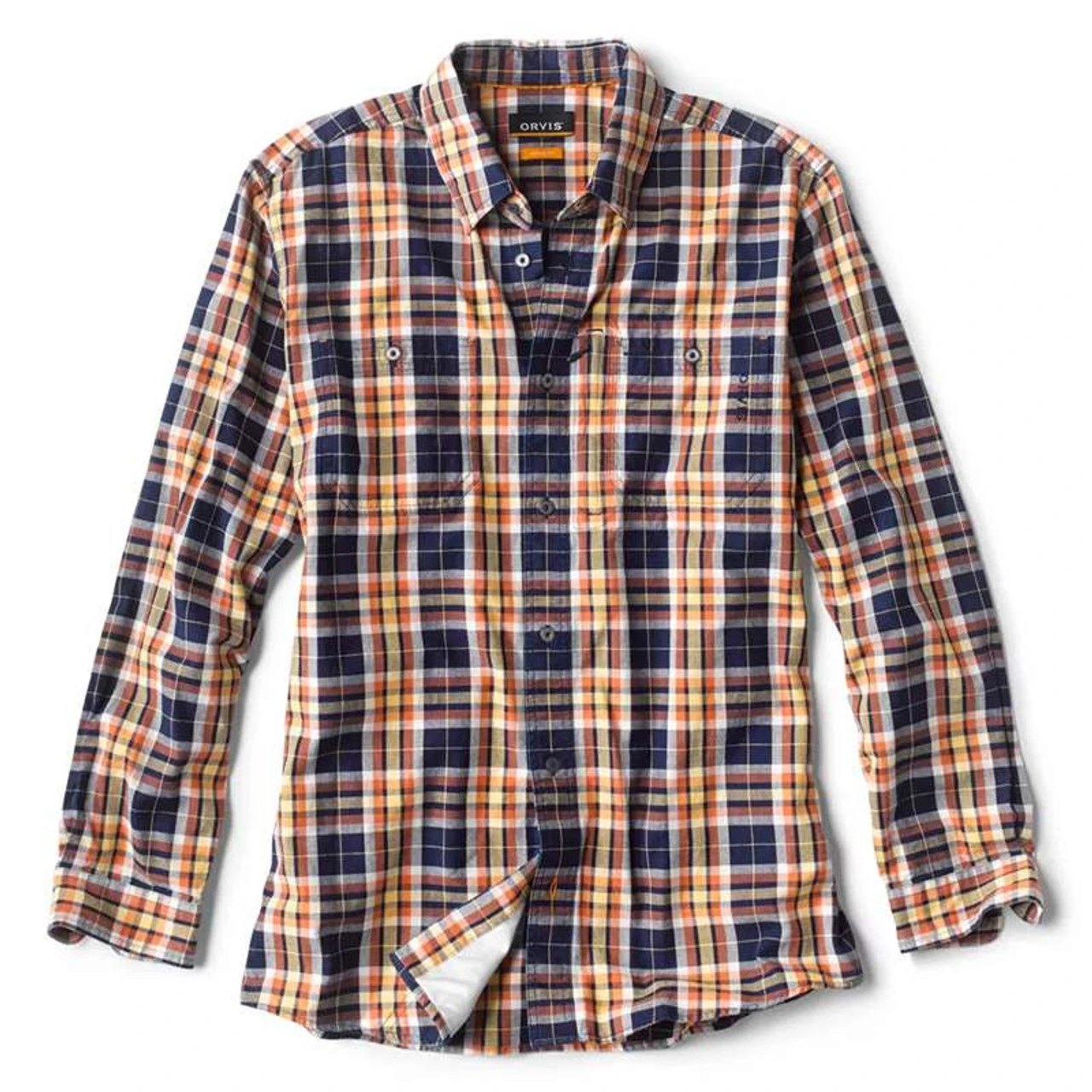 Orvis Indigo Tech Plaid Shirt - Image 2
