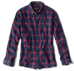 Orvis Indigo Tech Plaid Shirt