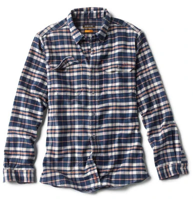 Orvis Mid Mountain Tech Flannel Shirt - Ink - Medium