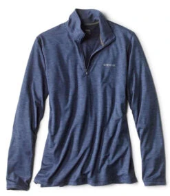 Orvis Performance 1/4 Zip Shirt - Desert Blue - 2X-Large