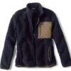 Orvis Sherpa Fleece Jacket - Navy - X-Large