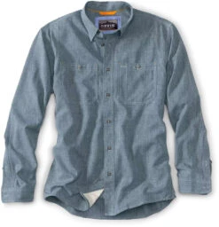 Orvis Tech Chambray Long Sleeve Work Shirt